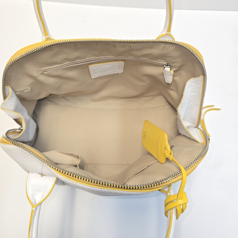 Coach Bleeker Edgepaint Leather Preston Satchel #30165 - Picture 4 of 8